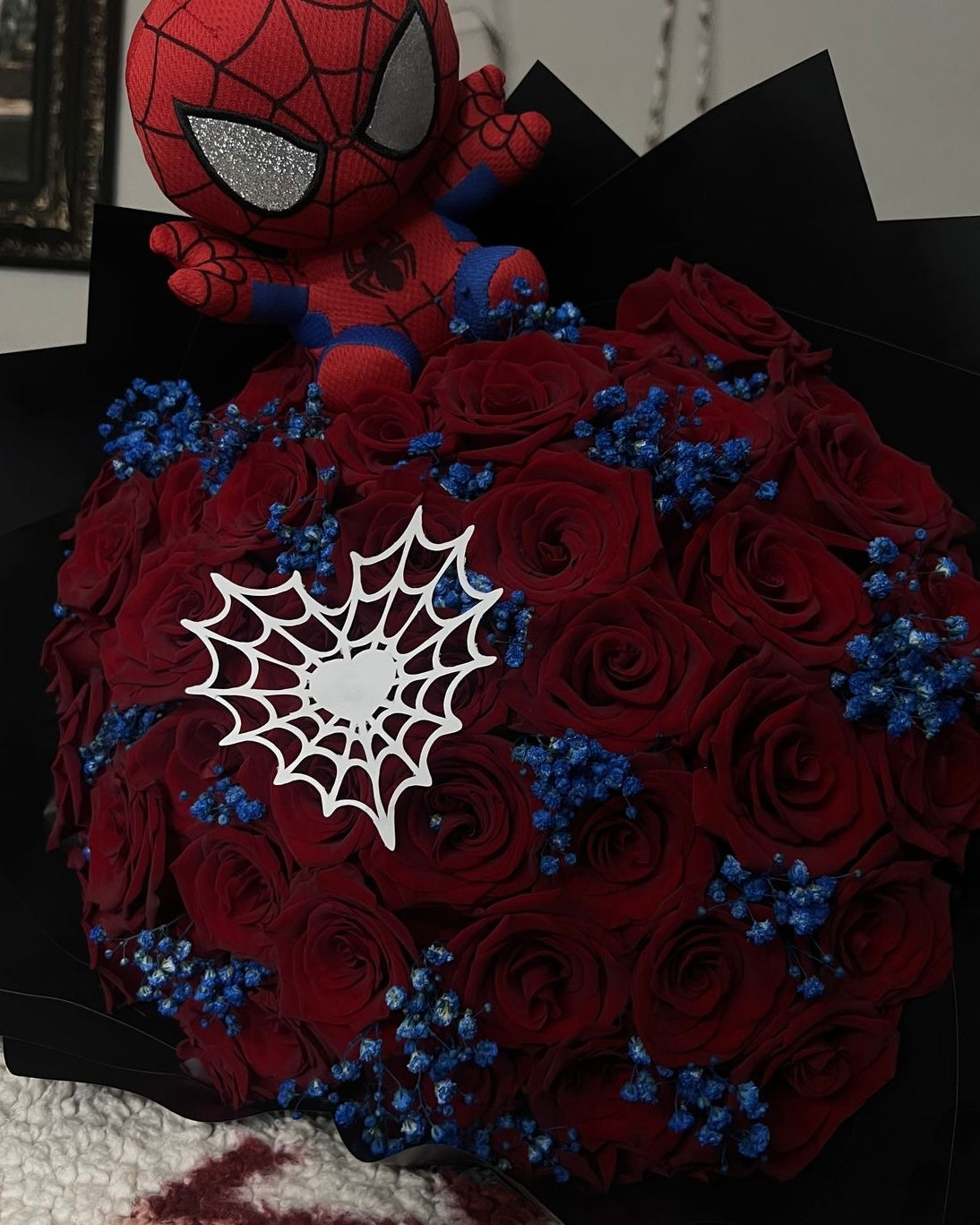 Spider-Man Inspired Bouquet