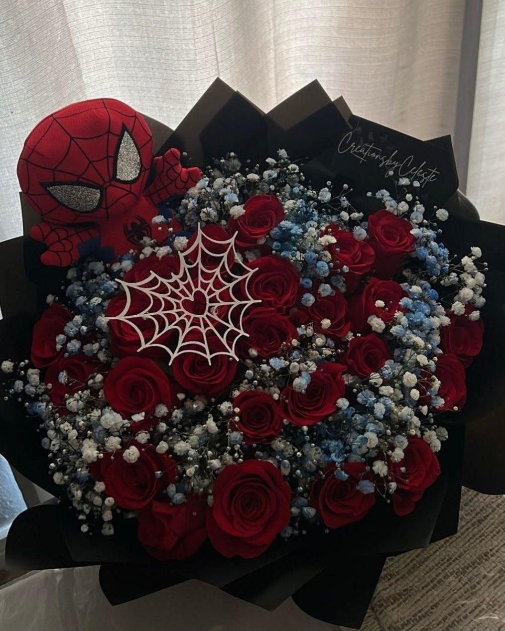 Spider-Man Inspired Bouquet